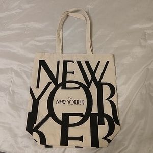 The New Yorker canvas tote